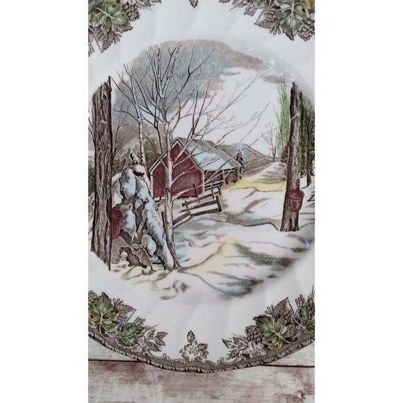 Johnson Brothers Friendly Village Sugar Maples Dinner Plate 10.25" - Picture 5 of 8